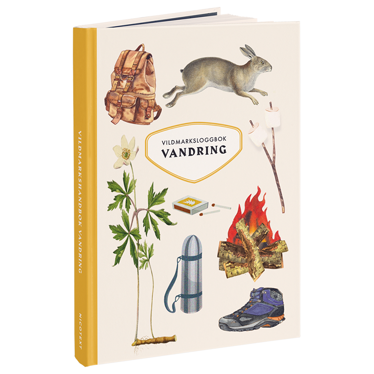 NATURHANDBÖCKER: Vandra, Laga mat i naturen, Sveriges största vandringsleder, Loggbok: Vandring