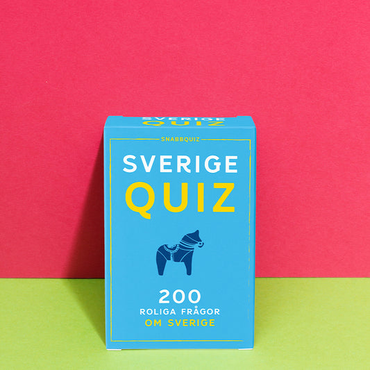 SVERIGEQUIZ : Snabbquiz