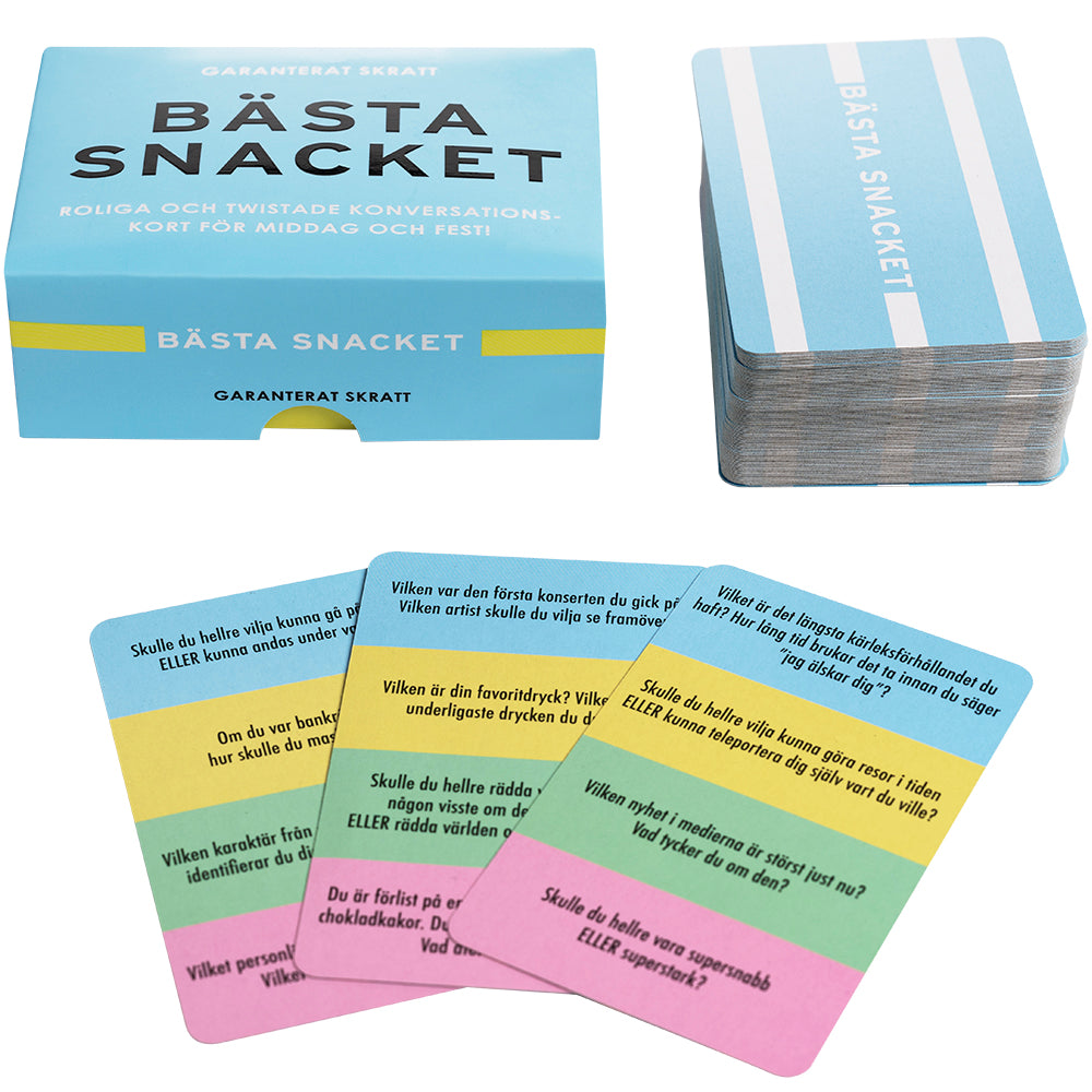 BÄSTA SNACKET : Partyspel