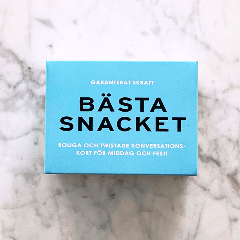 BÄSTA SNACKET : Partyspel